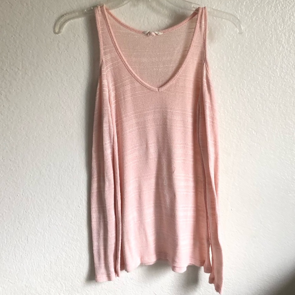 Pink See Through Blouse